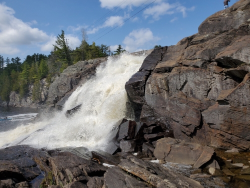 Bracebridge, Ontario. High Falls, Potts Falls, and Little High Falls