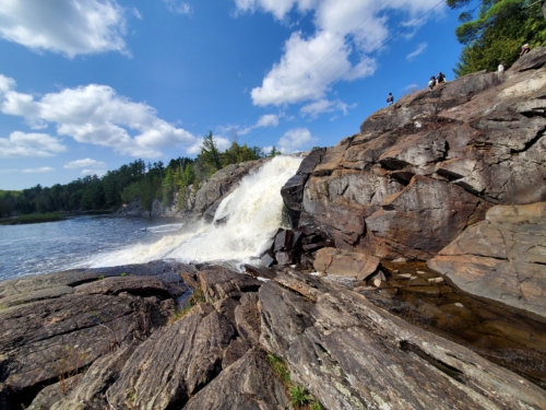 Bracebridge, Ontario. High Falls, Potts Falls, and Little High Falls