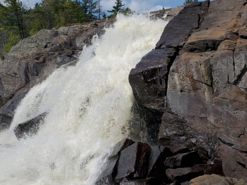 Bracebridge, Ontario. High Falls, Potts Falls, and Little High Falls