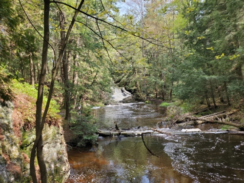 Bracebridge, Ontario. High Falls, Potts Falls, and Little High Falls