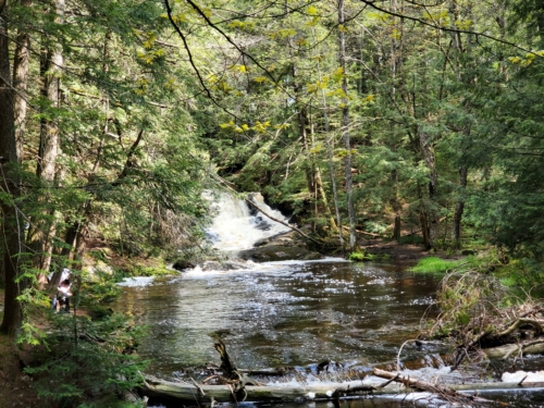 Bracebridge, Ontario. High Falls, Potts Falls, and Little High Falls