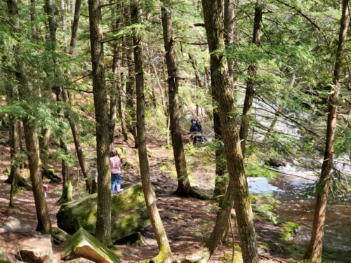 Bracebridge, Ontario. High Falls, Potts Falls, and Little High Falls