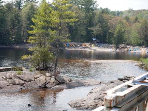 Bracebridge, Ontario. High Falls, Potts Falls, and Little High Falls