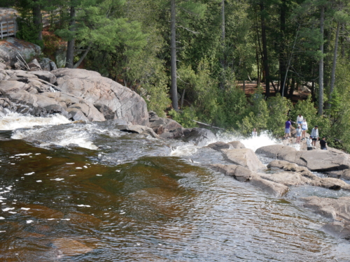 Bracebridge, Ontario. High Falls, Potts Falls, and Little High Falls