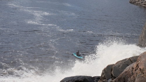 Bracebridge, Ontario. High Falls, Potts Falls, and Little High Falls