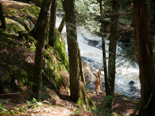 Bracebridge, Ontario. High Falls, Potts Falls, and Little High Falls