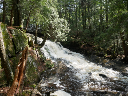 Bracebridge, Ontario. High Falls, Potts Falls, and Little High Falls