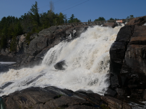 Bracebridge, Ontario. High Falls, Potts Falls, and Little High Falls